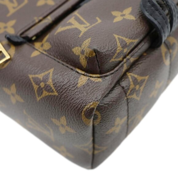 Louis Vuitton Palm Spring Mini Monogram Canvas Backpack Brown - Picture 6 of 15